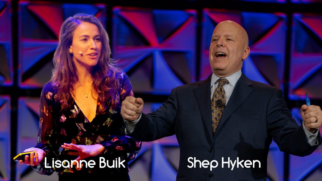 Lisanne Buik & Shep Hyken - Keynote bij Pegamento